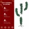 Kitcheniva 5 Ft Pre-Lit Cactus Artificial Christmas Tree Decor With LED Light